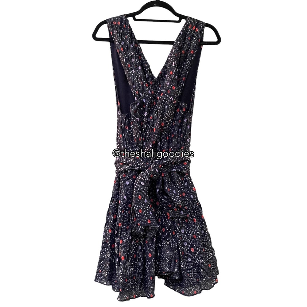 ULLA JOHNSON Arisa Dress Metallic Spot Print Mini - Picture 4 of 6
